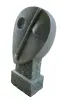 Product image 2 of the product “Abstract head, Right, 120 cm Height, natural stone (Basanite) ”